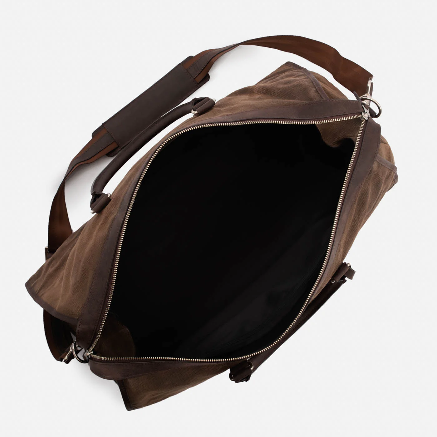 Davis Weekender Bag - Waxed Canvas and Pull-Up Leather - Men's - Image 14