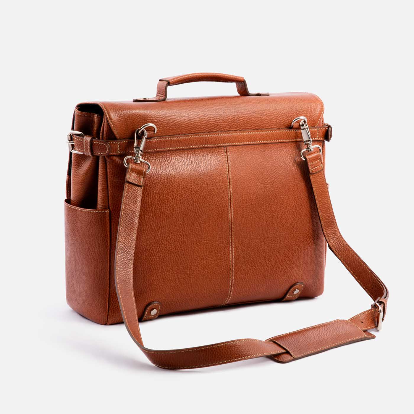 Gaston Messenger Bag - Pebbled - Men's - Image 12