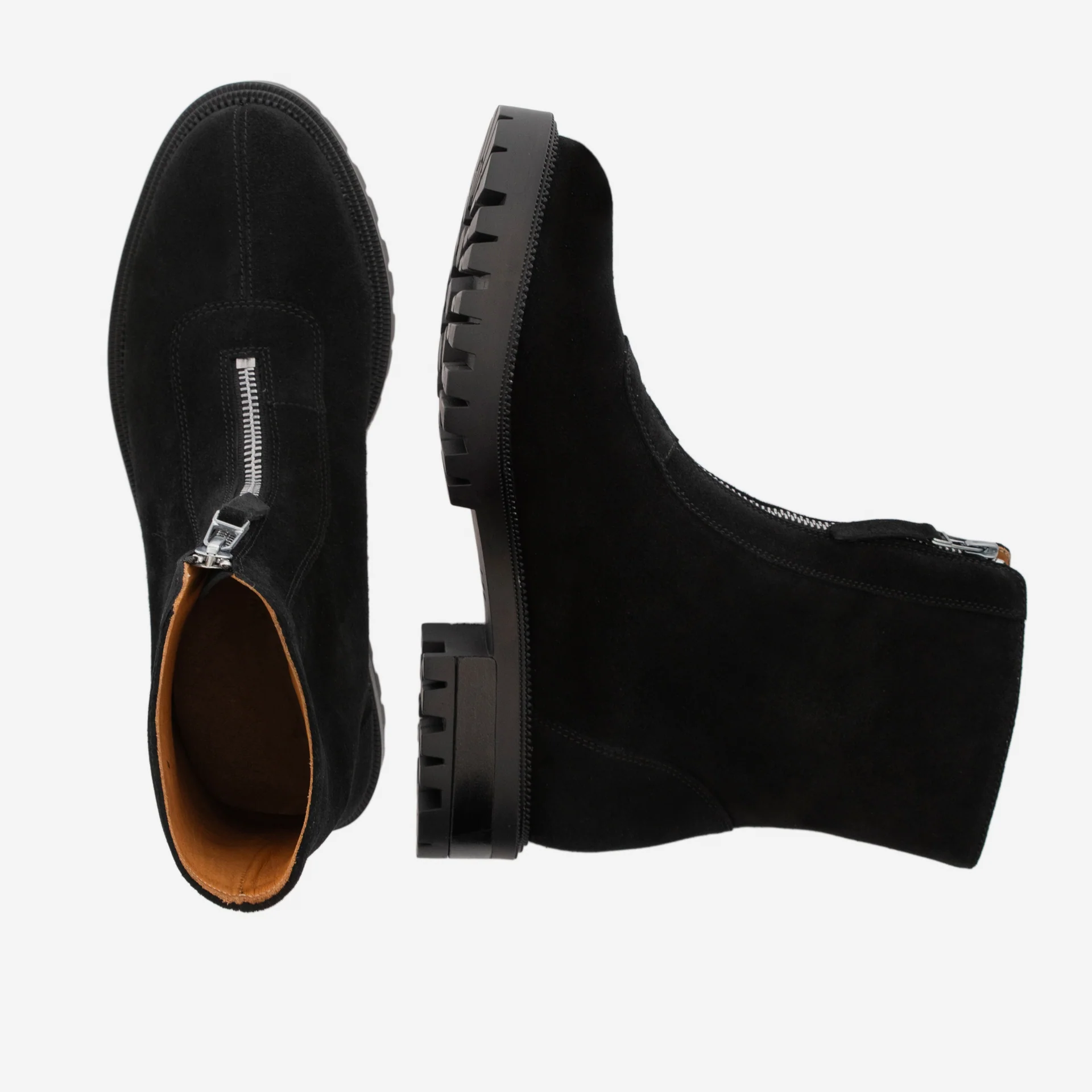 Jenna Zip Up Boots - Women’s Water-Repellent Suede - Image 4