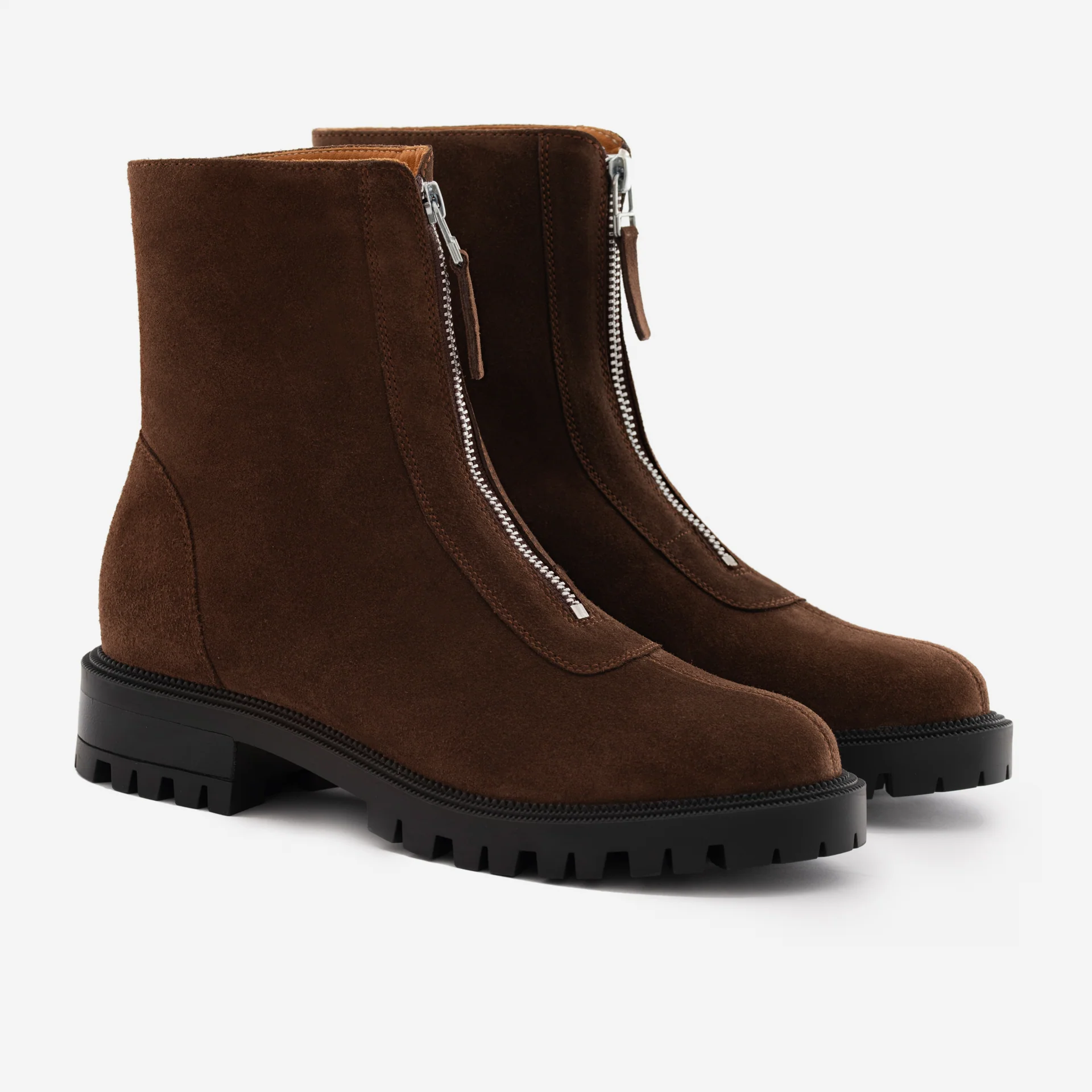 Jenna Zip Up Boots - Women’s Water-Repellent Suede - Image 6