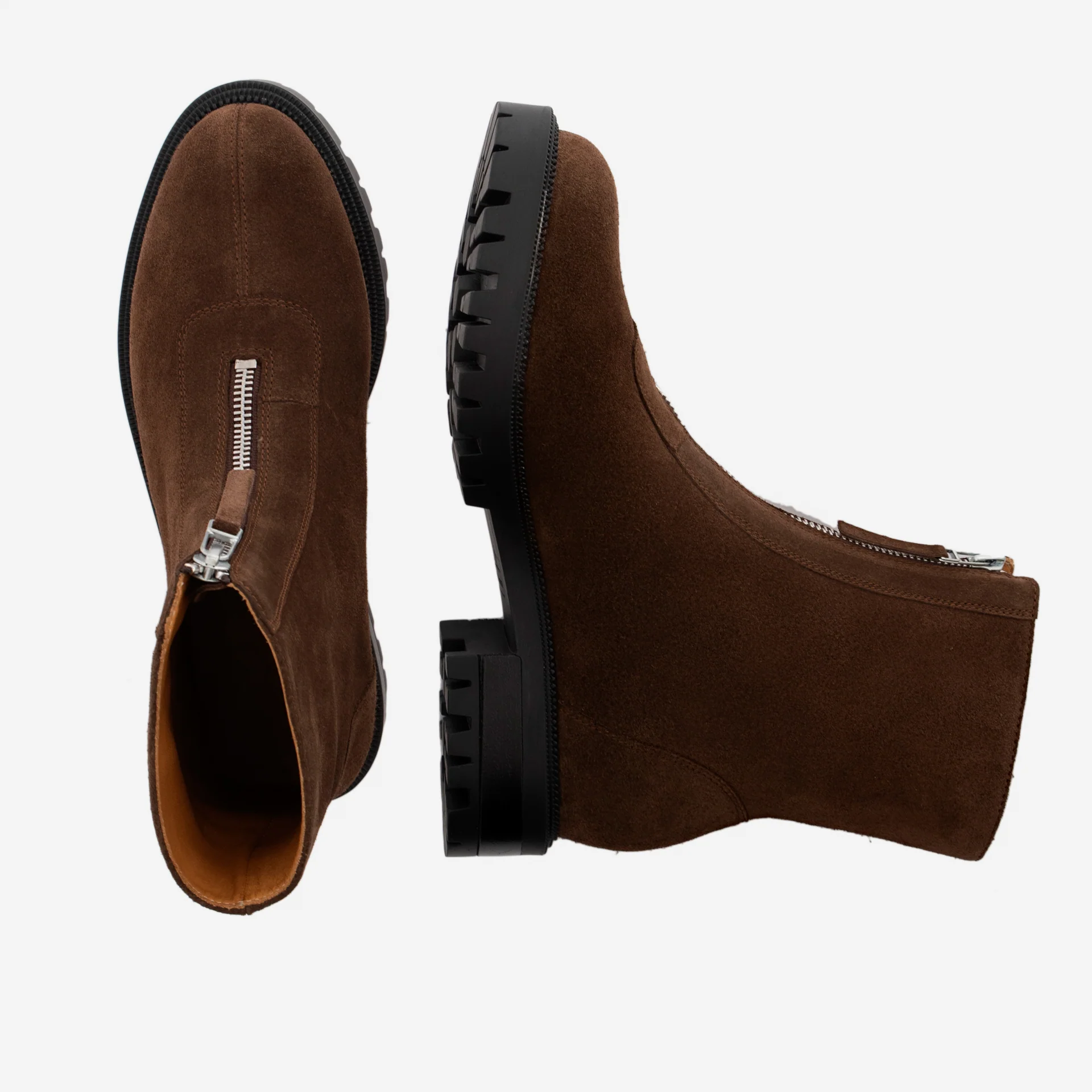 Jenna Zip Up Boots - Women’s Water-Repellent Suede - Image 9