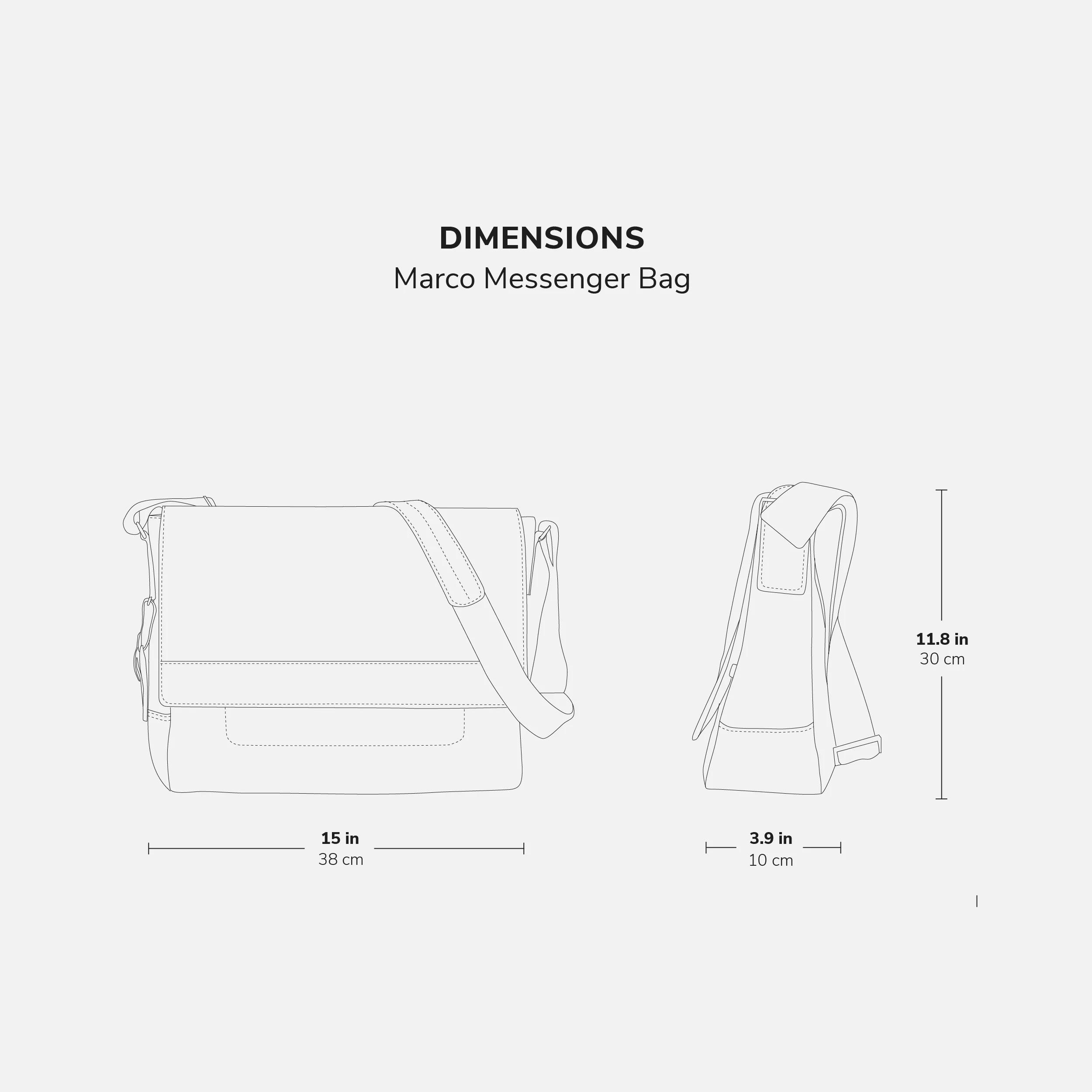 Marco Messenger Bag - Men's - Image 12