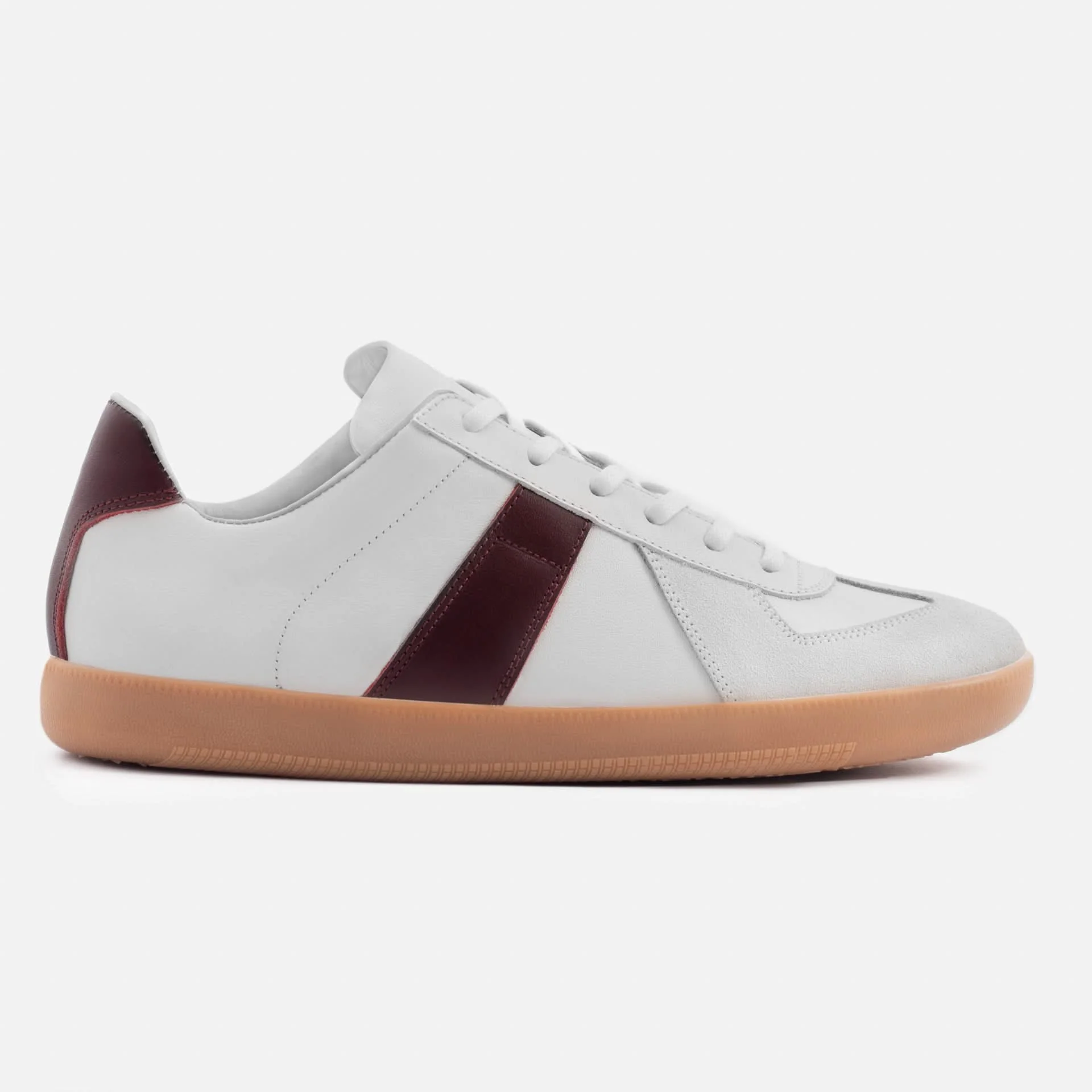 Morgen Trainers - Leather/Suede - Gum Sole - Men's - Image 12