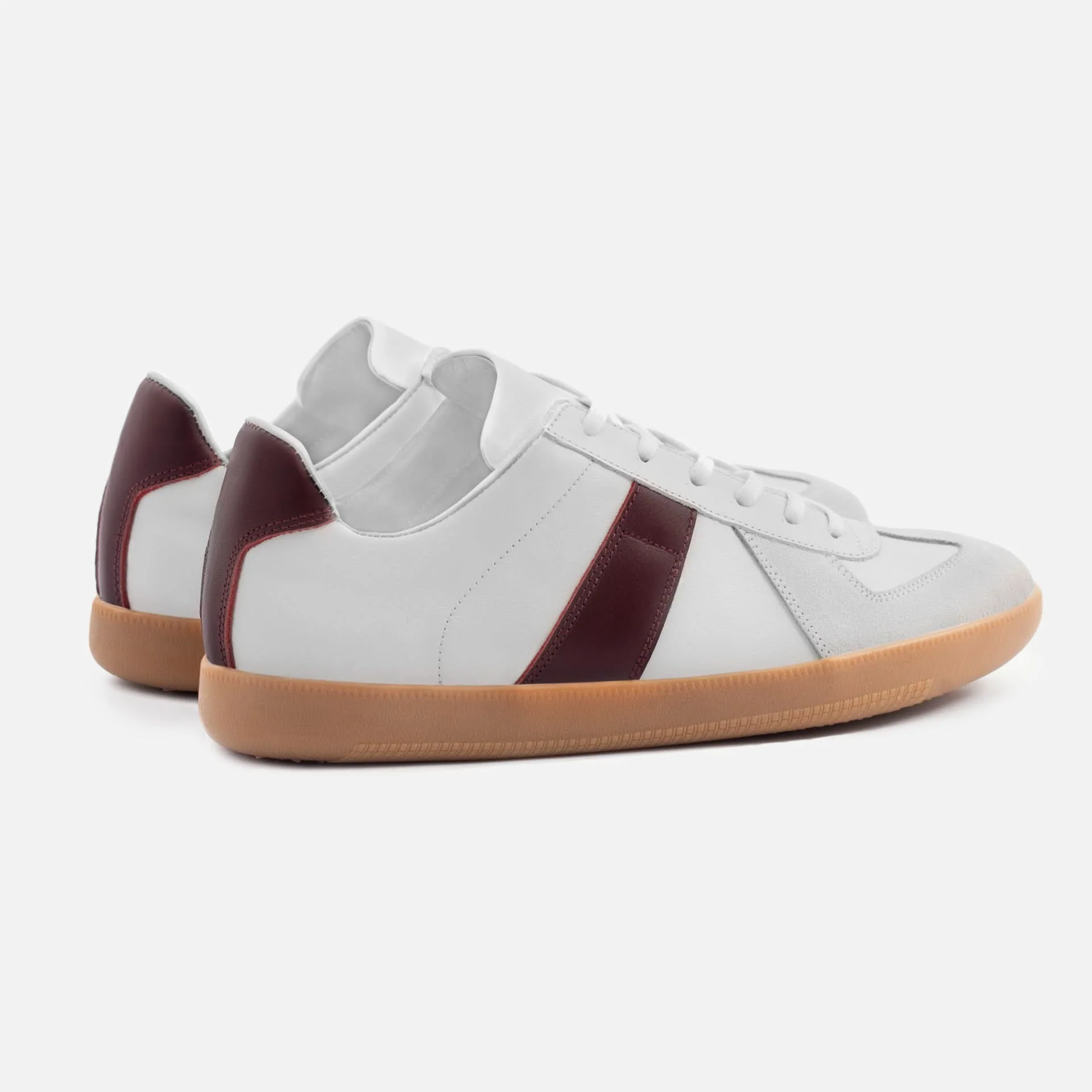 Morgen Trainers - Leather/Suede - Gum Sole - Men's - Image 13