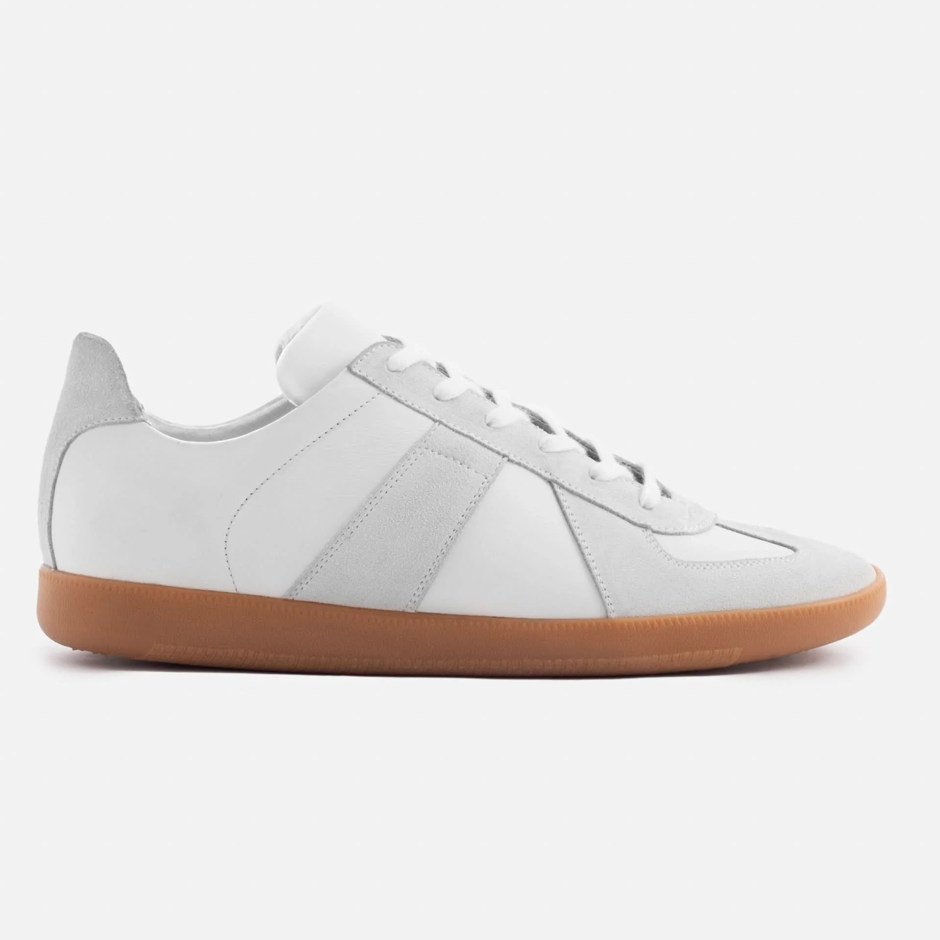Morgen Trainers - Leather/Suede - Gum Sole - Men's - Image 17