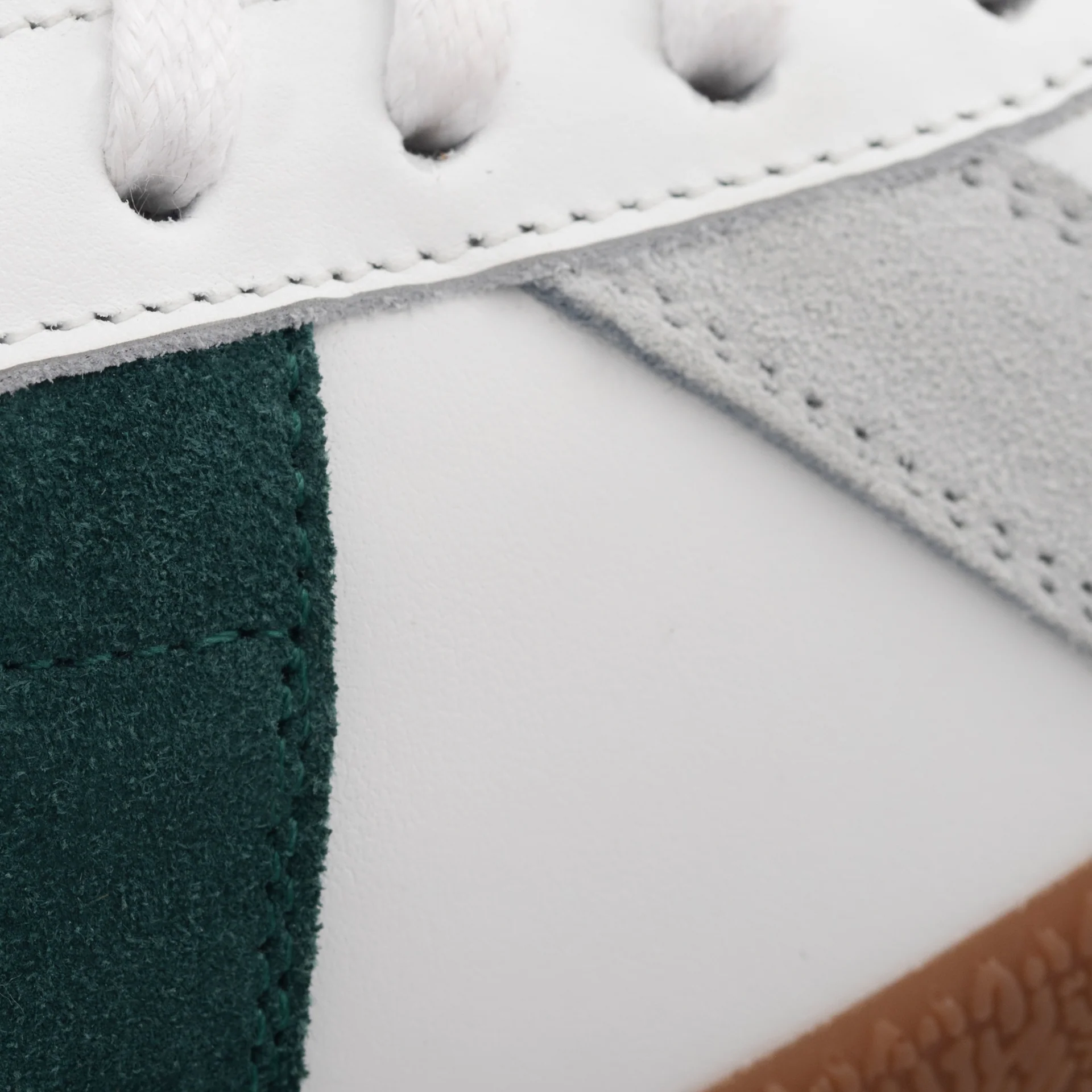 Morgen Trainers - Leather/Suede - Gum Sole - Women's - Image 10