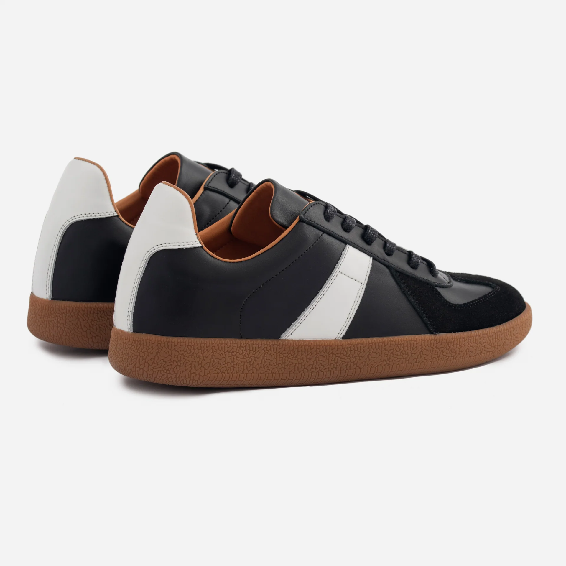 Morgen Trainers - Leather/Suede - Gum Sole - Women's - Image 3