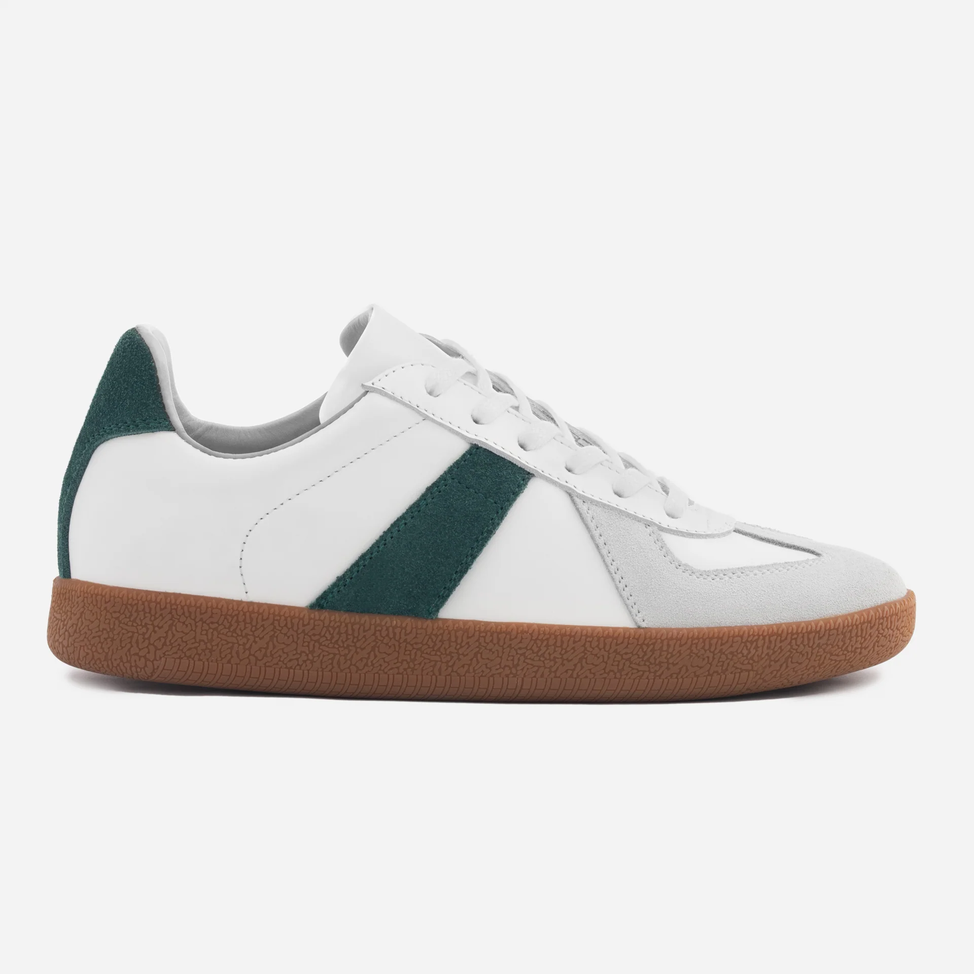 Morgen Trainers - Leather/Suede - Gum Sole - Women's - Image 7