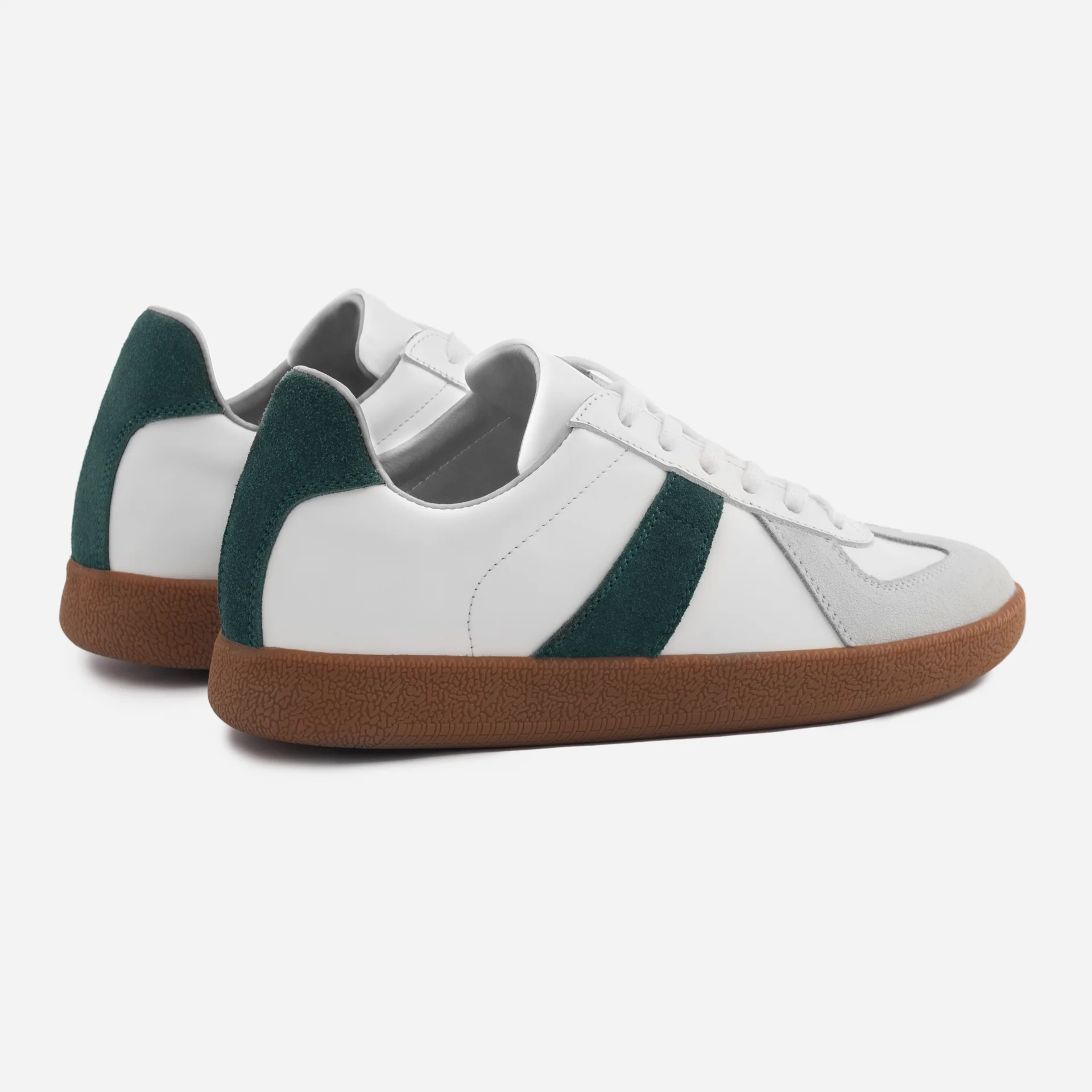 Morgen Trainers - Leather/Suede - Gum Sole - Women's - Image 8