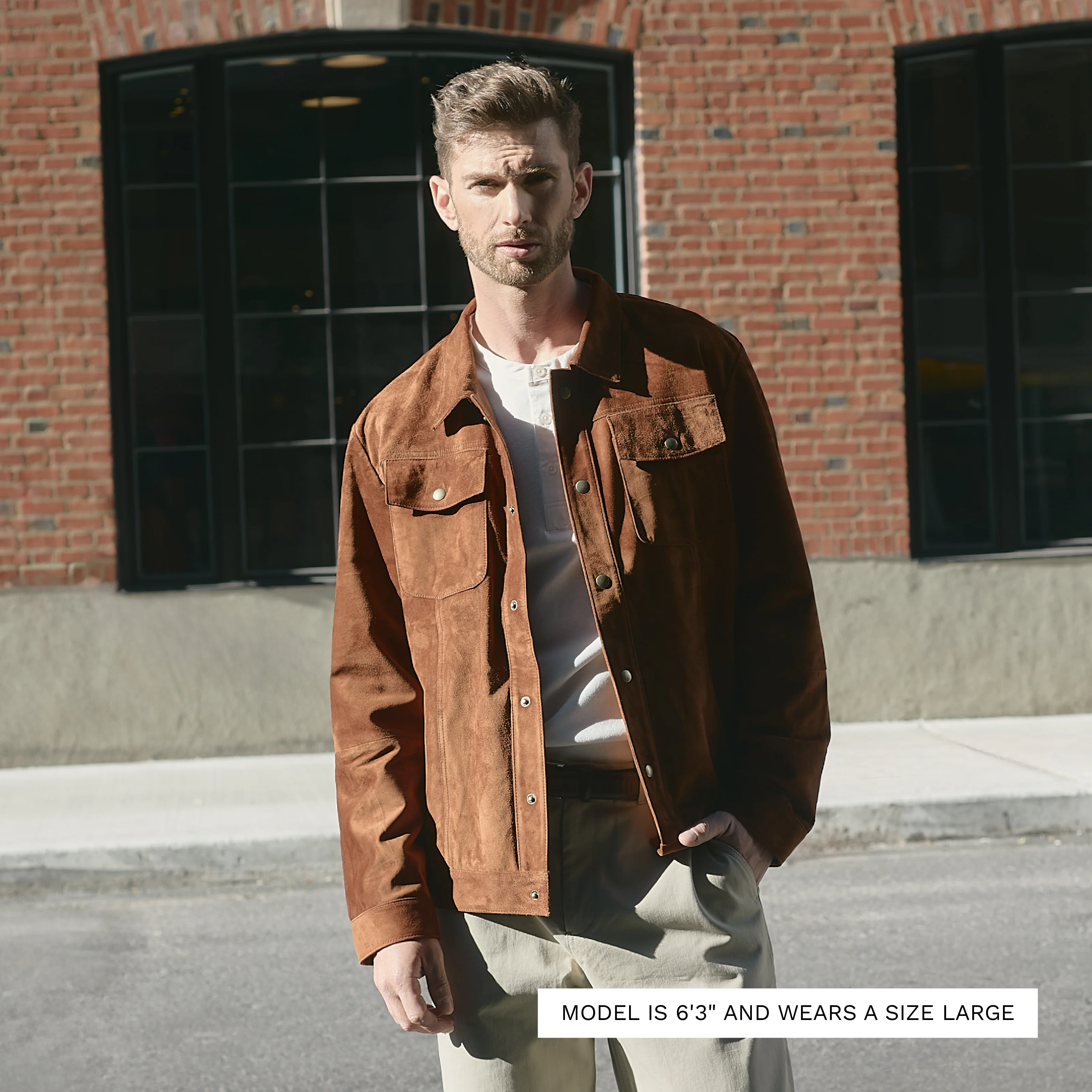 Stratton Jacket - Suede - Men's - Image 11