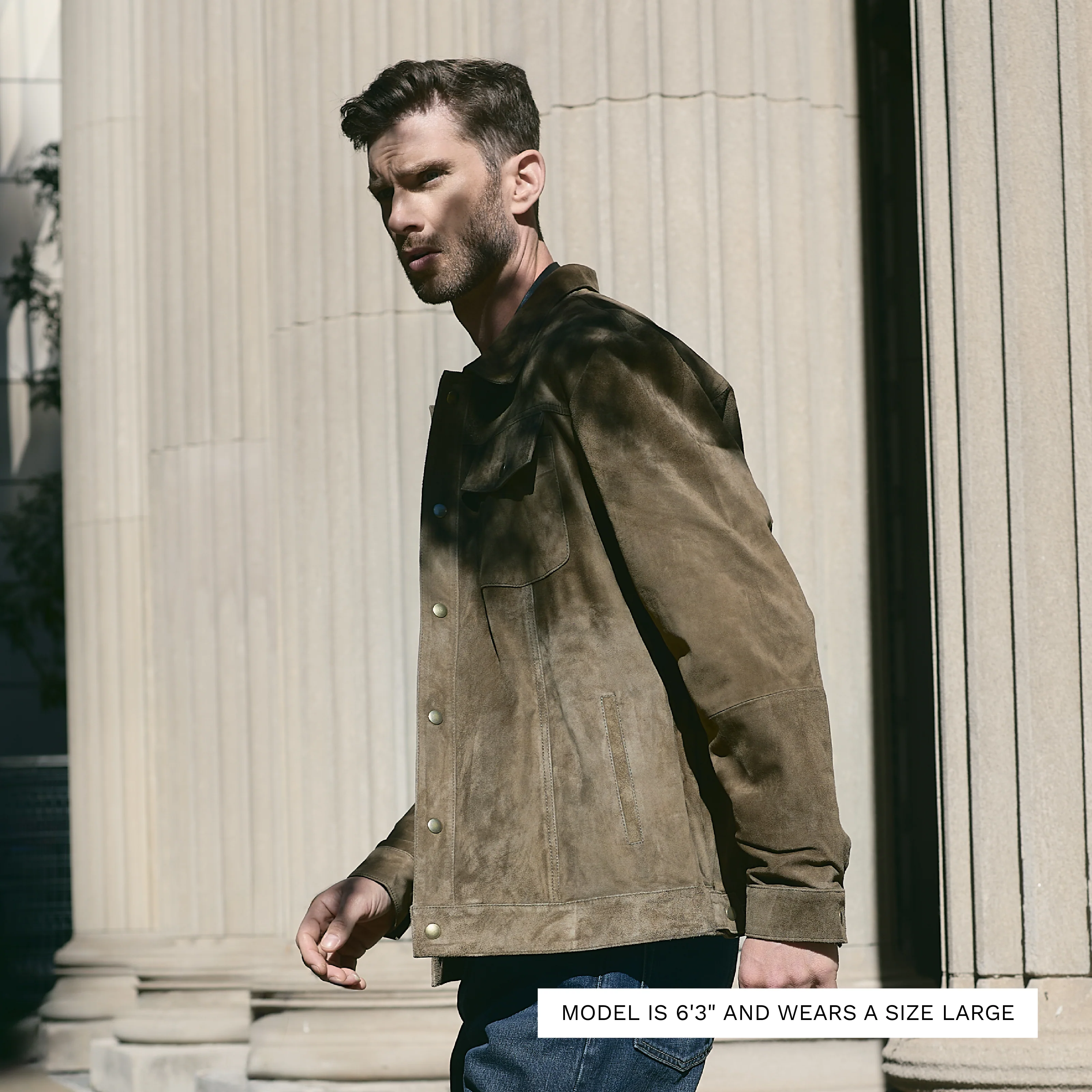 Stratton Jacket - Suede - Men's - Image 9